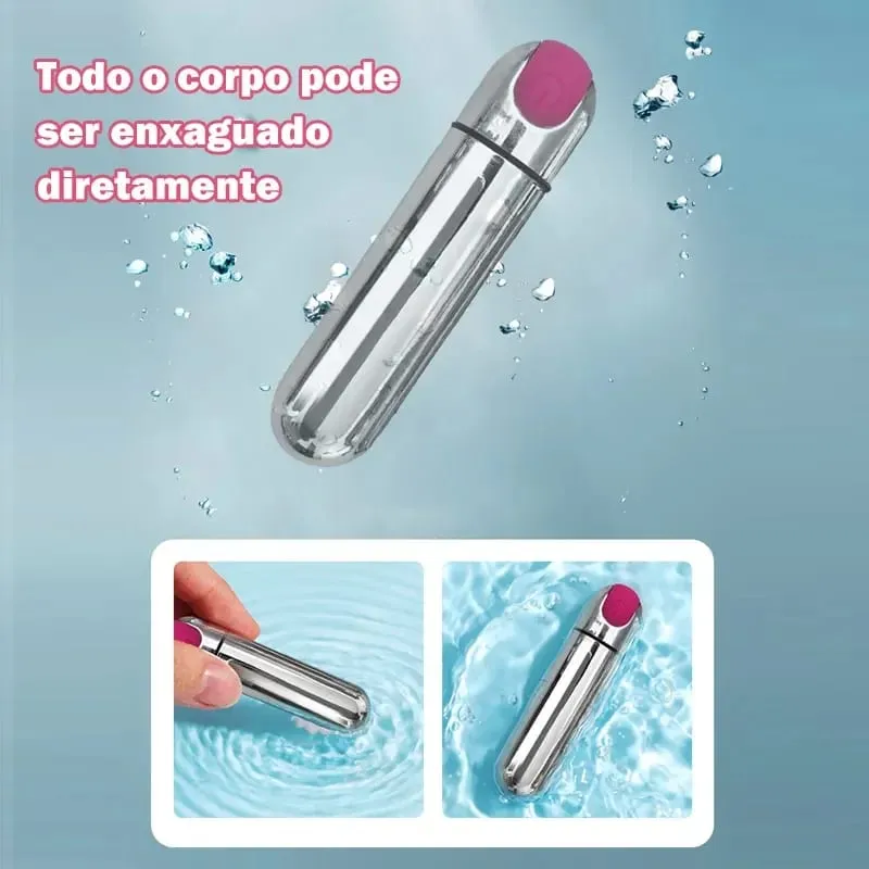Mini Bullet Women Vibrator Powerful Vibrating G-Spot Vagina Stimulator Strong Shock Dildo Clitoris Massager Sex Toys for Women — image 4