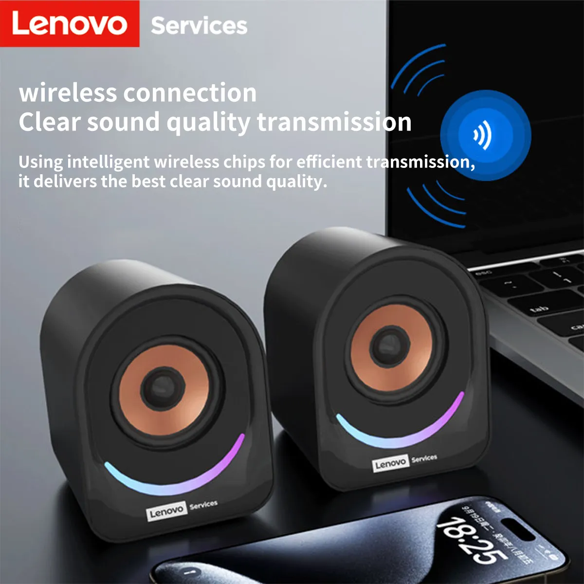 Lenovo Desktop Speakers Portable Small Speakers Computer Speakers Desktop Laptop Home Wired Mini Speakers Small Desktop Multimedia Laptop Speakers — image 6