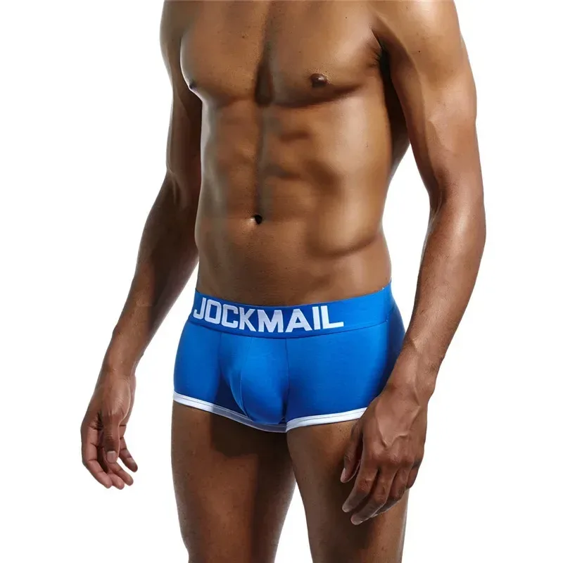 Mens Underwear Jockstrap Boxer Trunks Gay Penis Pouch Cueca Boxer Calzoncillos Hombre Man Boxer Shorts Sleepwear Gay Panties — image 12