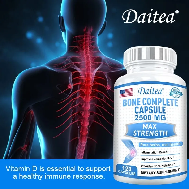 Collagen Bone Capsules Calcium Magnesium & Vitamins Supports Bone Density Calcium Absorption Cartilage & Joint Health — image 6