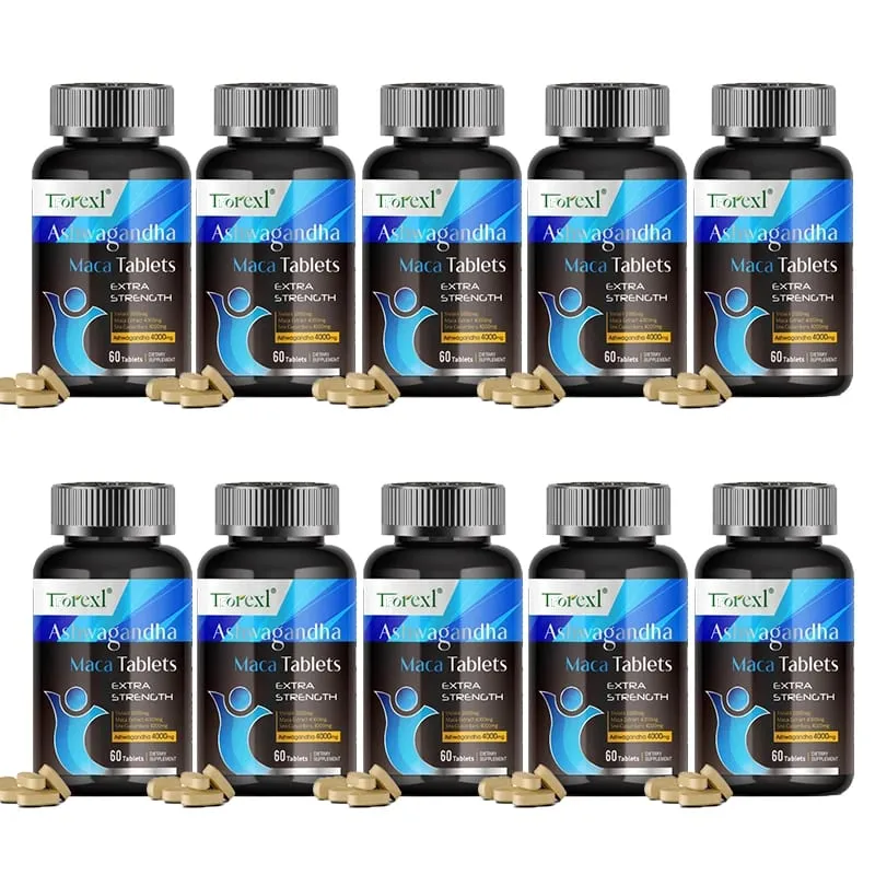 Ashwagandha-Kapsel unterstützt die reproduktive Gesundheit. Natürliche Energizer-Ergänzung für den Mann — image 7