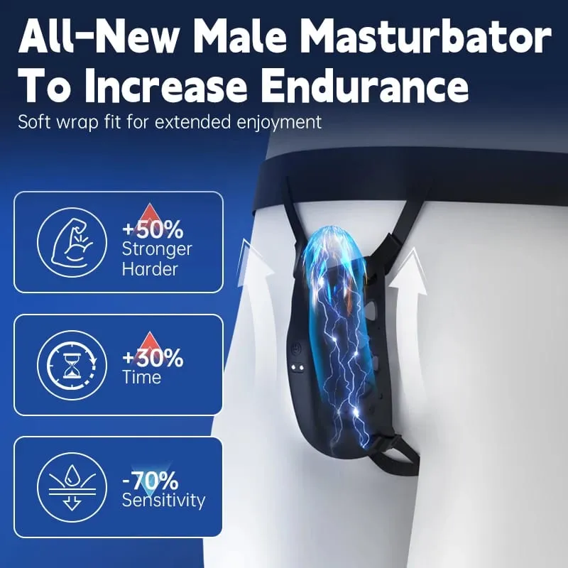 Wearable Penis Training Vibrator Male Penis Masturbator APP Control Vibrating Glans Trainer Testicle Stimulator Sex Toys Men — image 3