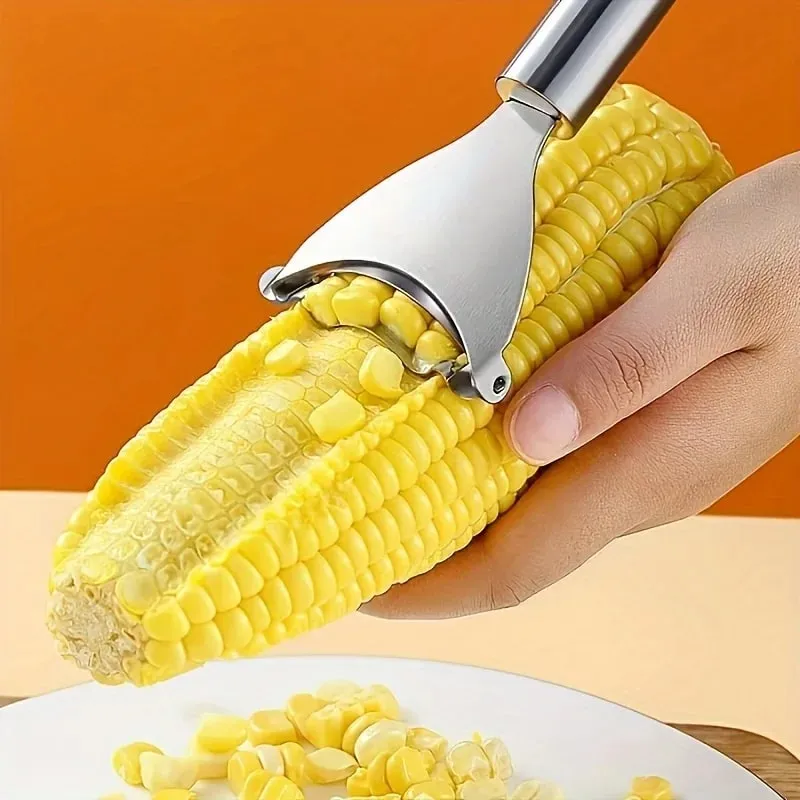 1pc Corn Cob Strippe -Multifunctional Peeler for Kitchen-Vegetable Peeler-Creative Corn Stripper-Reusable Corn Thresher — image 1