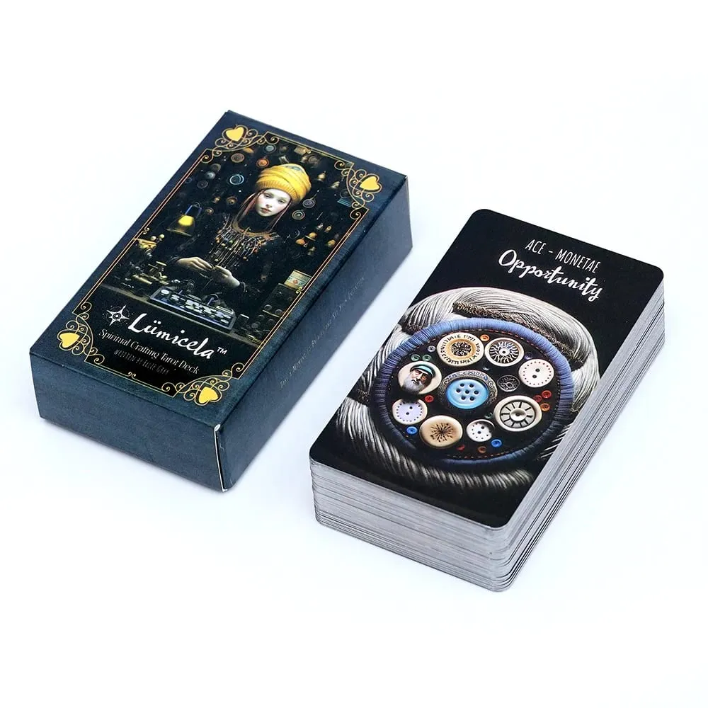 Lumicela Spiritual Crafting Tarot Deck Oracle Card Fate Divination Leisure Entertainment Family Gatherings Tarot Card Board Game — image 2