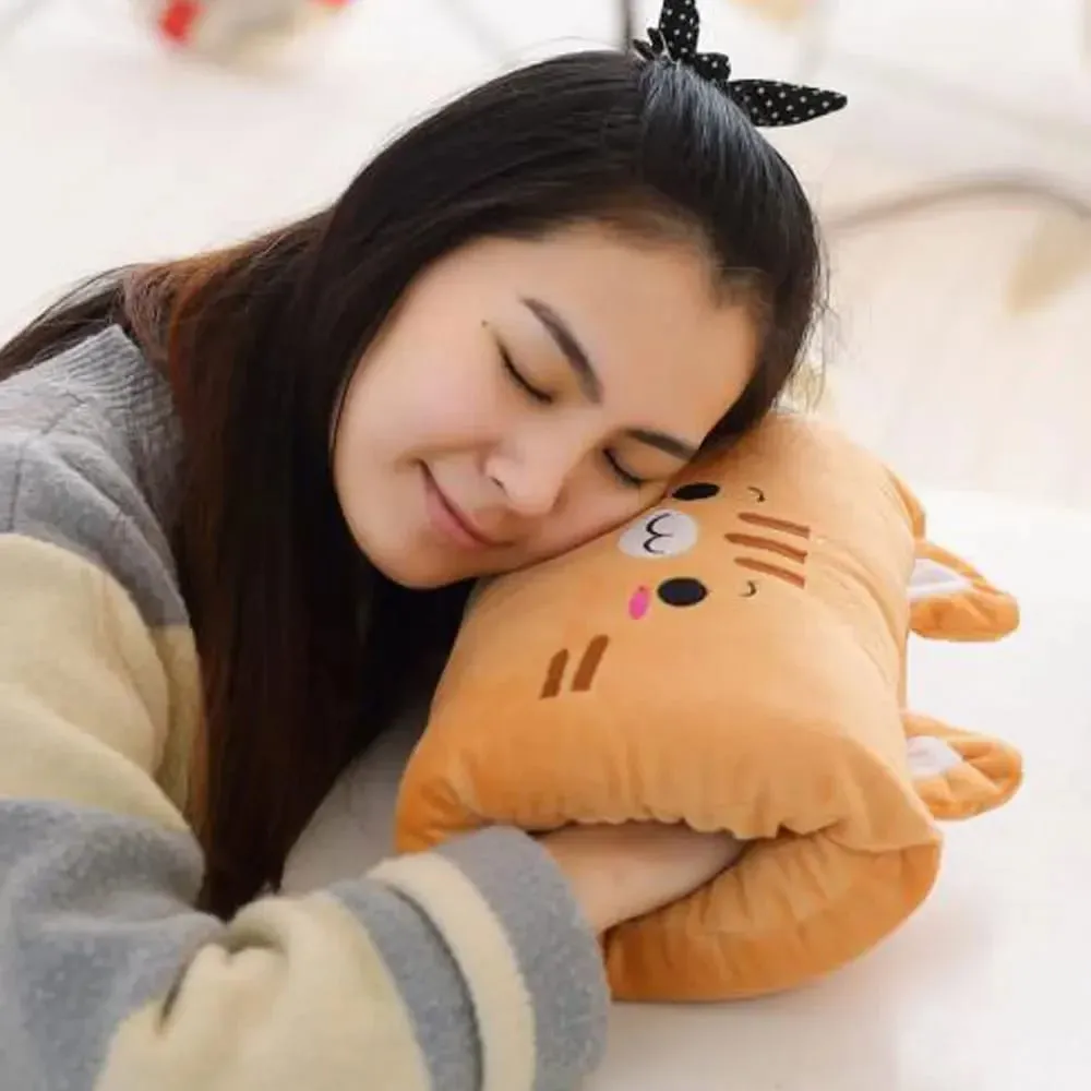 kids cute gift winter cartoon plush suho hand pillow hand warmer weak hero class 1 arm pillow Children's Gift — image 3