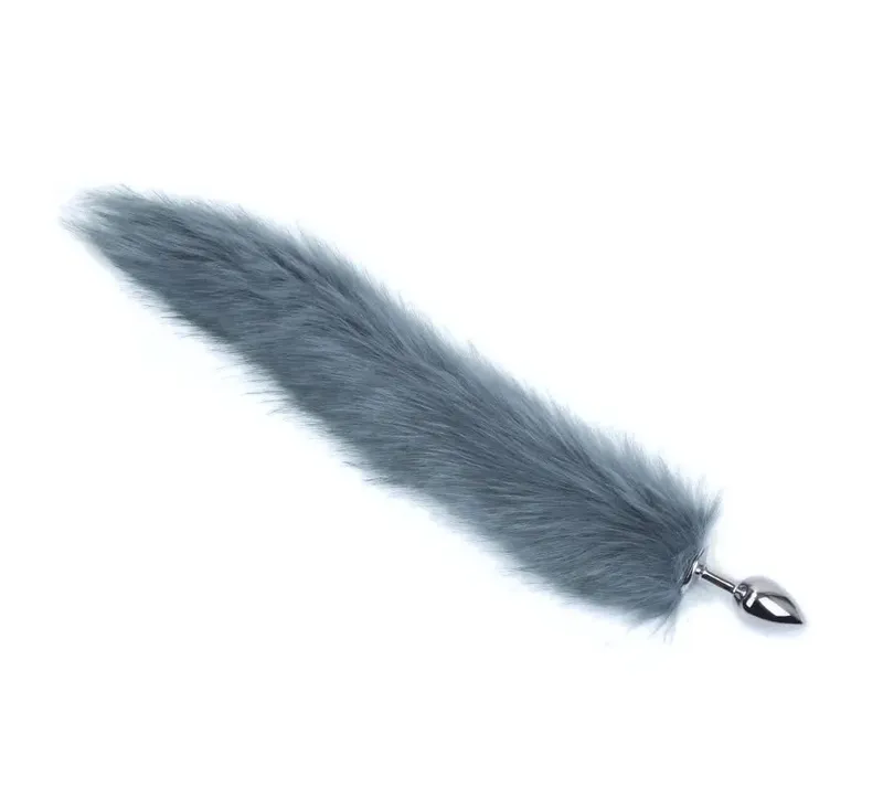 Plush Rabbit Tail Fox Tail Anal Plug Metal Butt Plug Prostate Massager BDSM Cosplay Erotic Sex Toy for Women Adults Sex Toy Gift — image 12