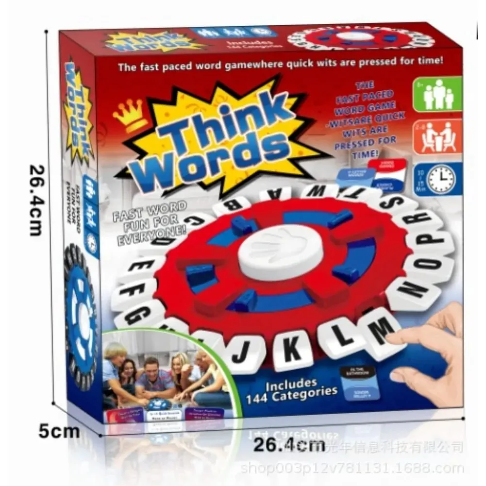 New Model Basta Spanish Word Game Interactive Letter Pressing Board Game for Family Fun and Learning Activities