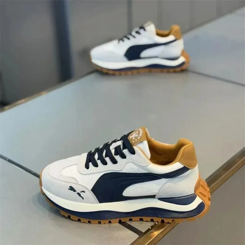 2025 Casual Shoes Men's Sports Sneakers Street Casual Platform Shoes Soft and Comfortable Non-slip Fashion Men's Shoes — image 5