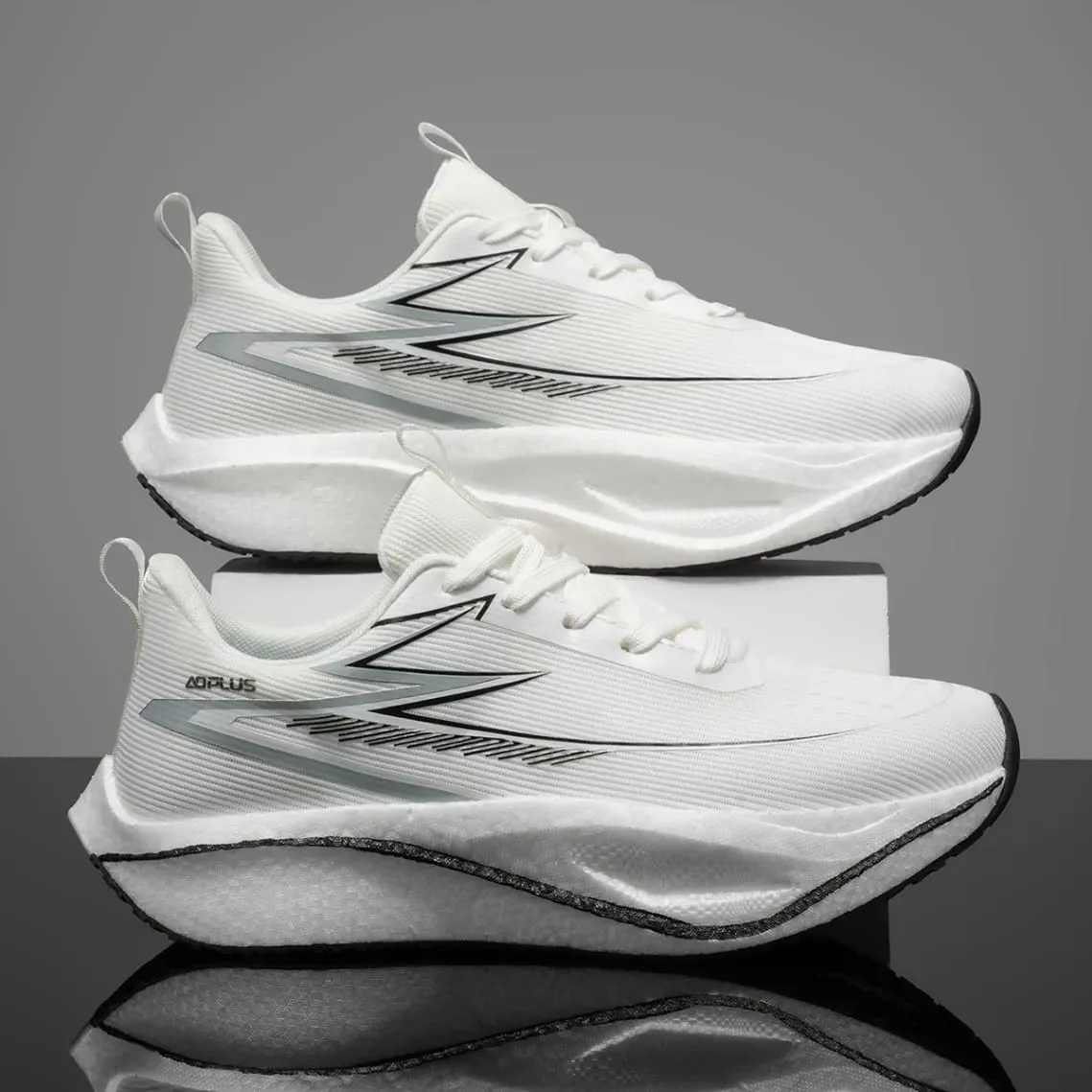Carbon Plate Marathon Running Shoes Men Women Lightweight Breathable Shock Absorbing Non Slip Sports Athletic Sneakers — image 2