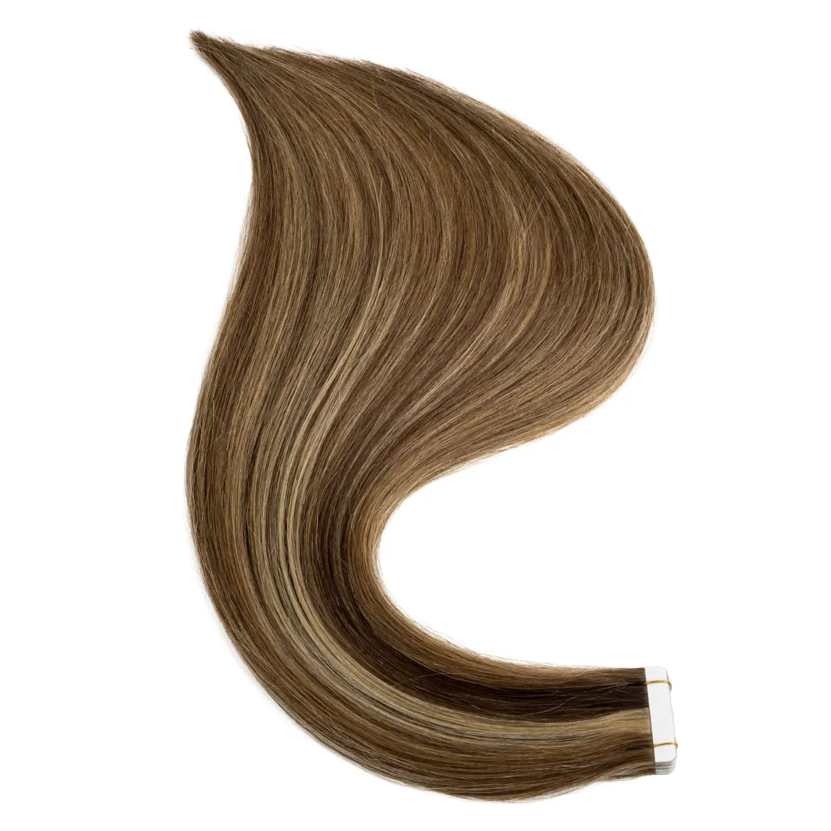 Blonde Tape in Hair Extensions Human Hair Platinum #60 Straight Seamless Skin Weft Tape in Real Human Hair Extensions 50G — image 12