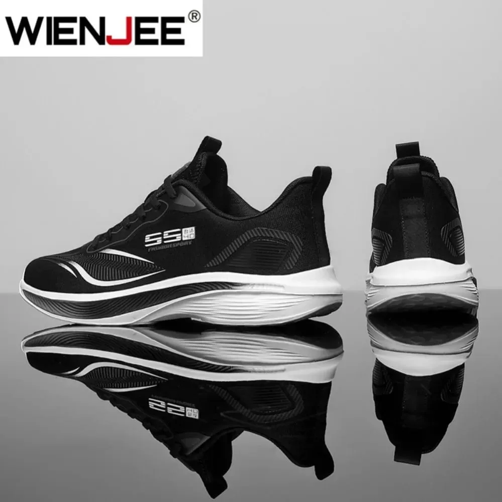 Men Running Walking Knit Shoe Casual Sneakers Breathable Sports Running Athletic Gym Lightweight Outdoor Women Shoes Size39-47 — image 5