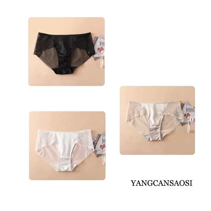 19MM Natural Mulberry Silk Satin Thin Bra Adjustable Cross Straps Beautiful Back Without Steel Ring Female Sexy Underwear Set — image 10