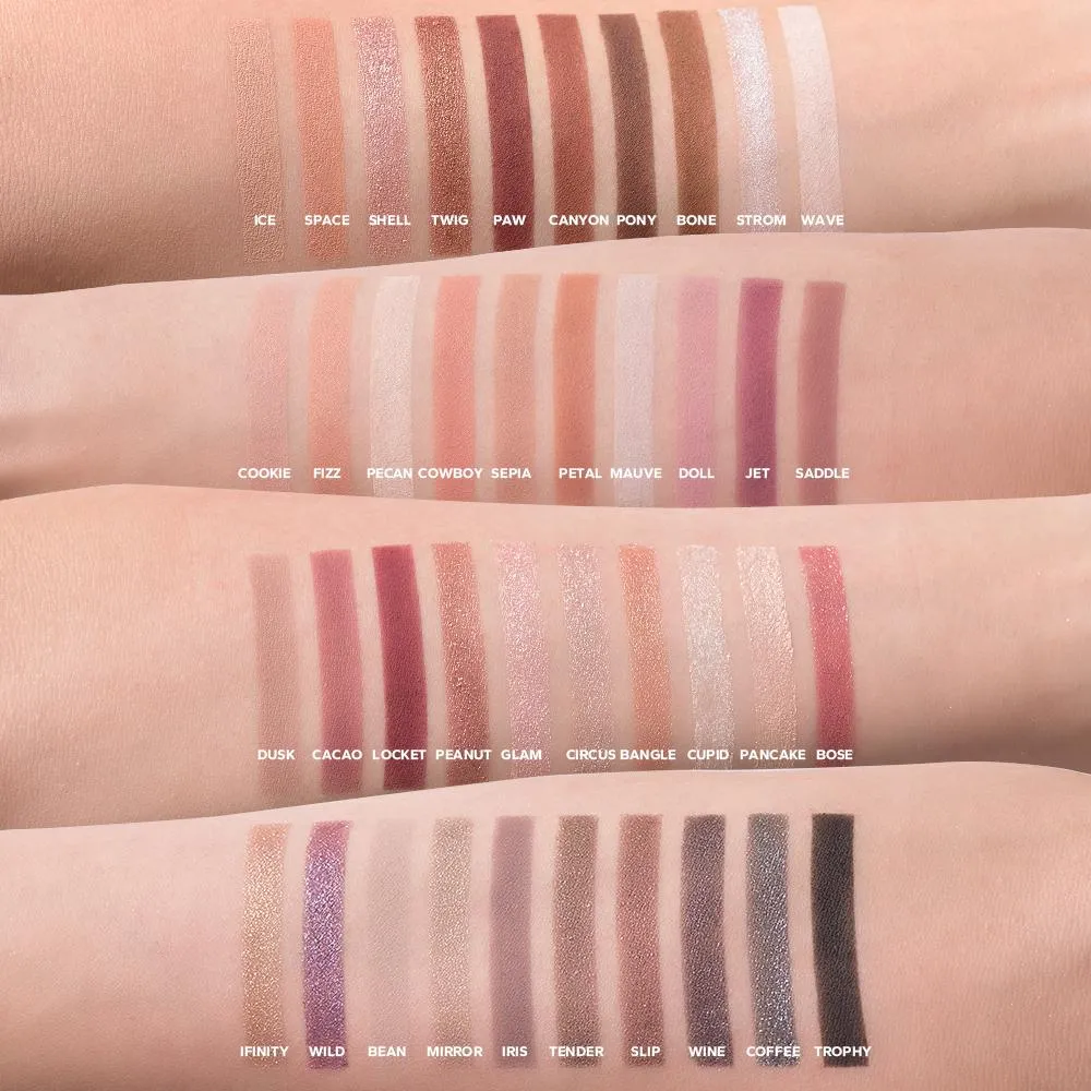 Neutral Vibes Matte 40 Colors Highlight Shimmer Eye Shadow Cosmetics Palette Glitter Eyeshadow — image 5