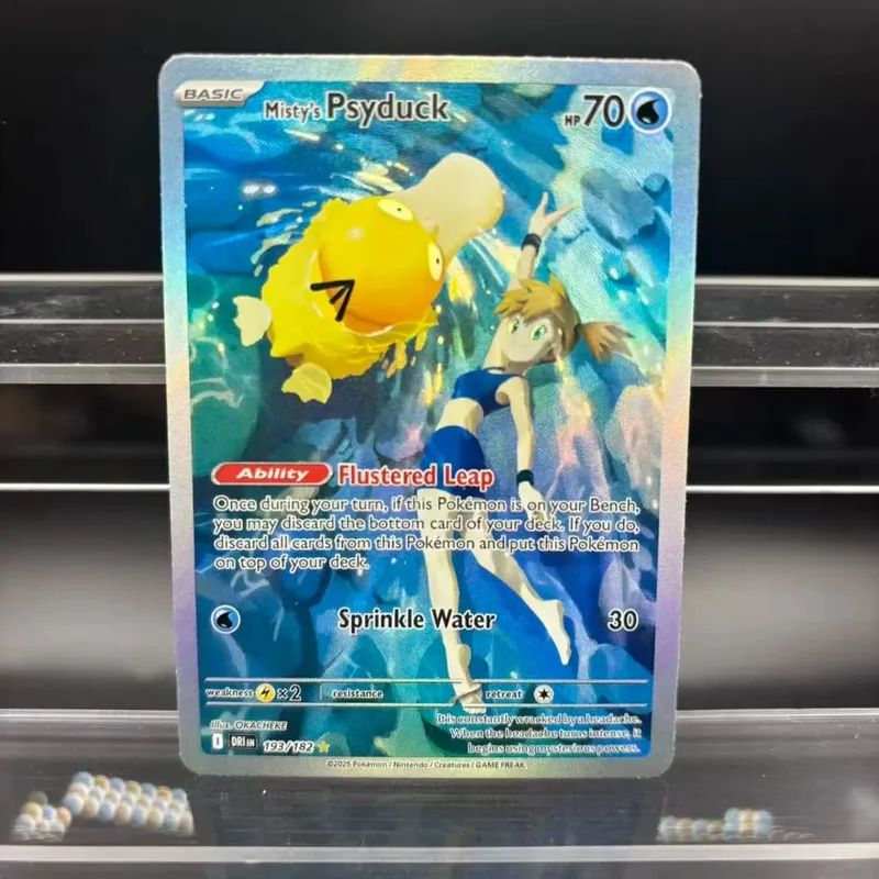 DIY Collection Cards Psyduck Salamence Crobat Mewtwo ex EN Self Made Single Card Classic Game Anime Card Gift Toy — image 24