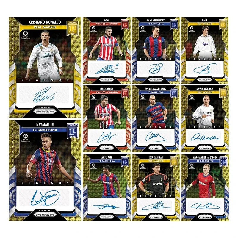Panini Style DIY Card Set: Neymar CR7 Modrić & Ansu Fati Ultimate Football Gift for Fans Premium Signature Collector Cards — image 1