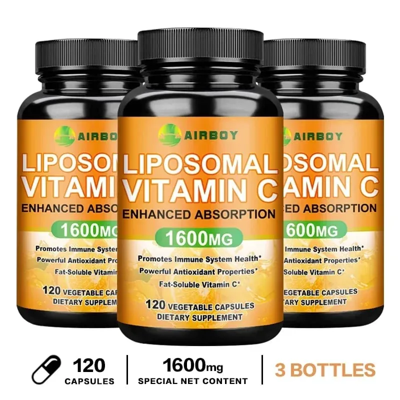 Liposomal Vitamin C 1600mg - Promotes Collagen Production Immune Support Powerful Antioxidant — image 11