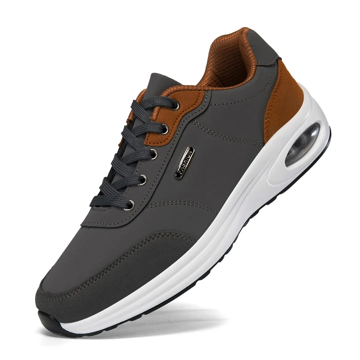 Men's Casual Sports Shoes Waterproof Walking Sports Shoes Casual Men's Leather Sports Shoes Non-slip Shoes Men's Tennis Shoes — image 2