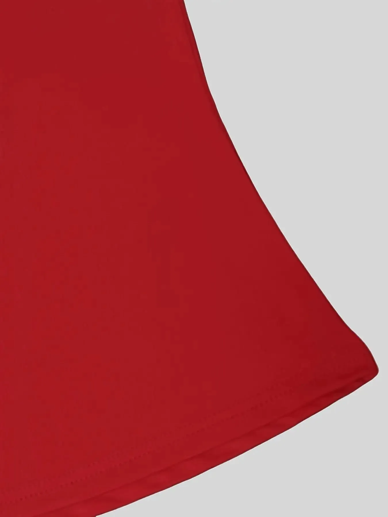 Women Red Solid Color Strapless Bandeau Top Casual Slim Fit Form Fitting Tube Top For Daily Wear Streetwear & Y2K Style — image 5