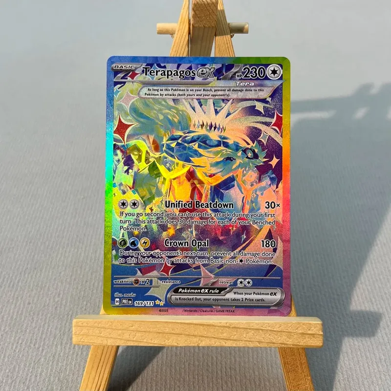PRE PTCG5-001 Tcg proxy PKM Cards Vaporeon ex Espeon ex Rare Collection Battle Toys Gifts for Hobbies home play