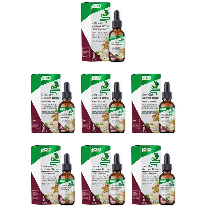 Lion's Mane Mushroom Tincture Liquid Brain & Immune Support and Gastrointestinal Health Support Lion's Mane 600 Mg 60 ML — image 13