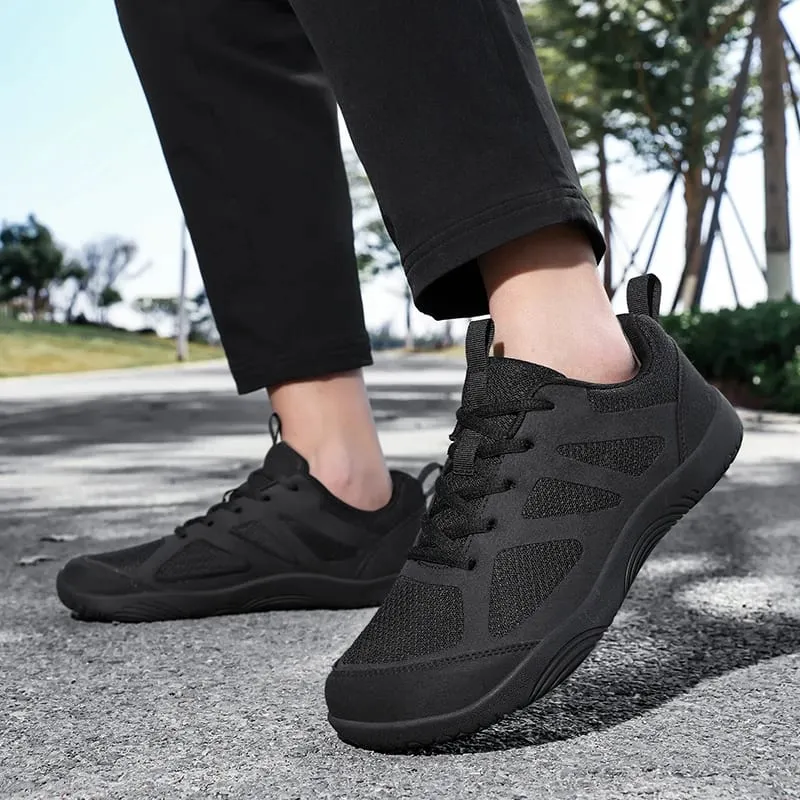 Plus Size Minimalist Barefoot Shoes Lightweight Breathable Zero Soles Men Running Sneakers Outdoor Wide Toe Casual Walking Shoes — image 5