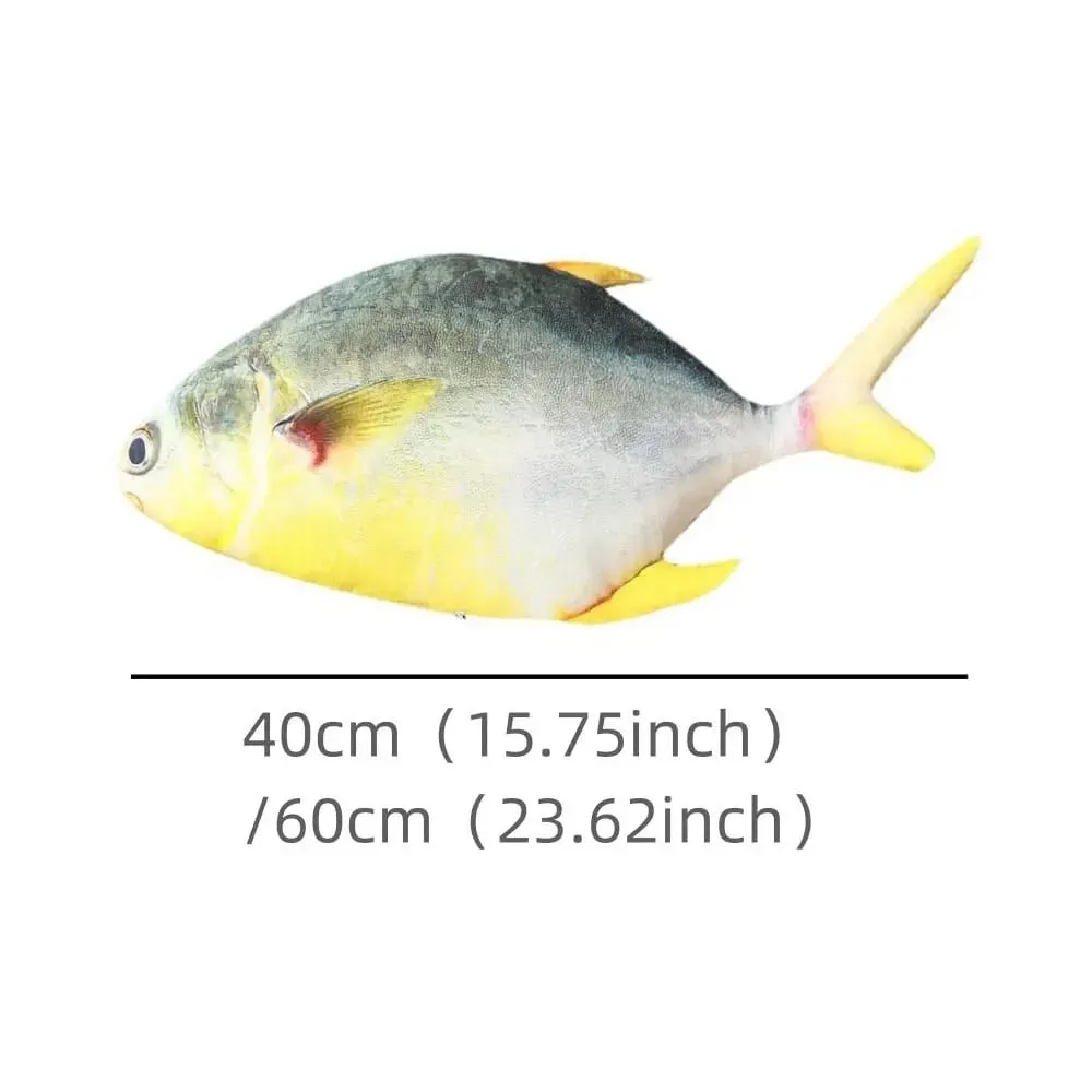 Sofa Cushion PP Cotton Simulation Sea Fish Stuffed Funny Sea Fish Stuffed Tuna Grouper Fish Sleeping Pillow Bedroom — image 5
