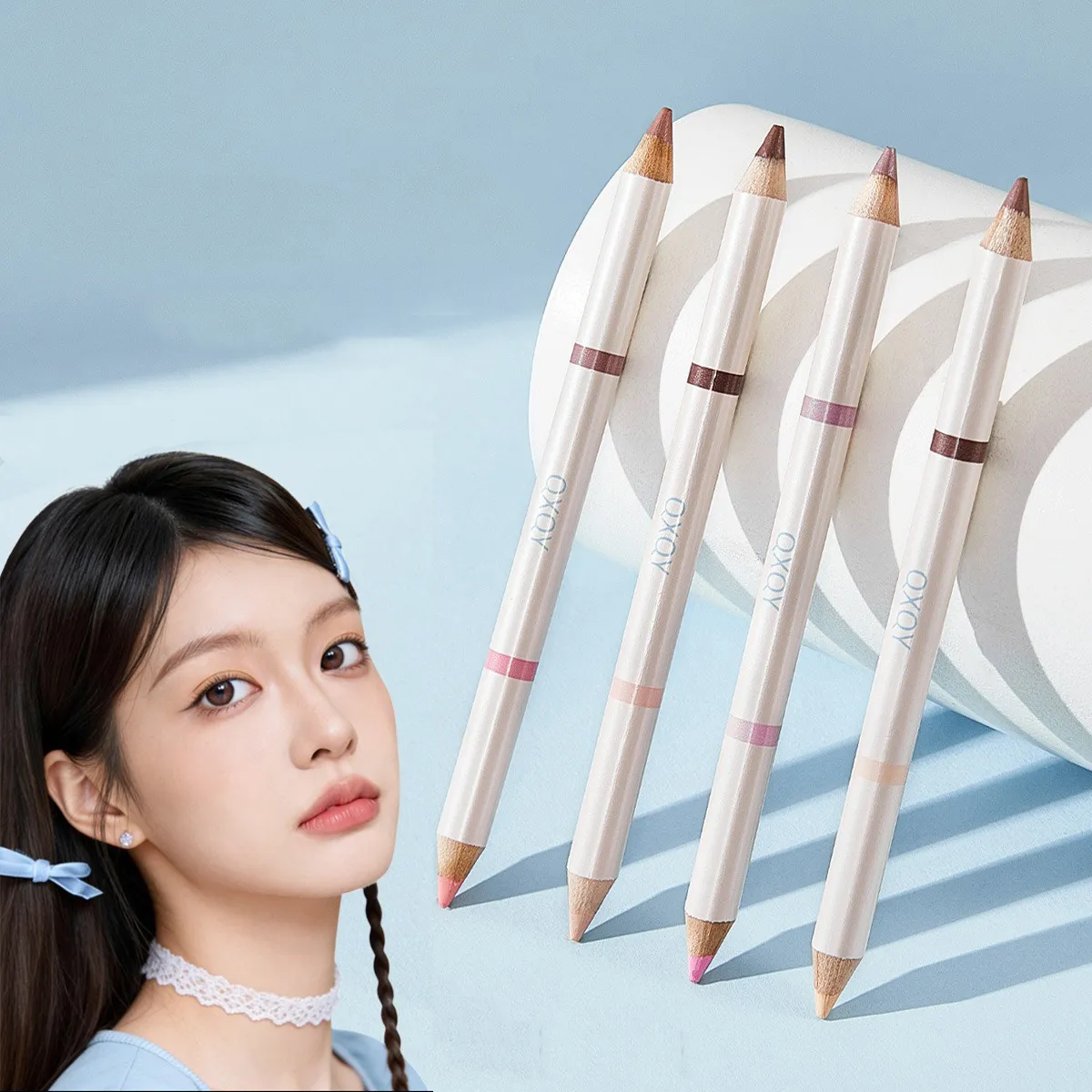 Double Tip Aegyosal Pencil Highlighter Matte Under Eye Tear Bag Liner Arrow Pen Eyeshadow Stick Korean Make Up Women Cosmetics — image 4