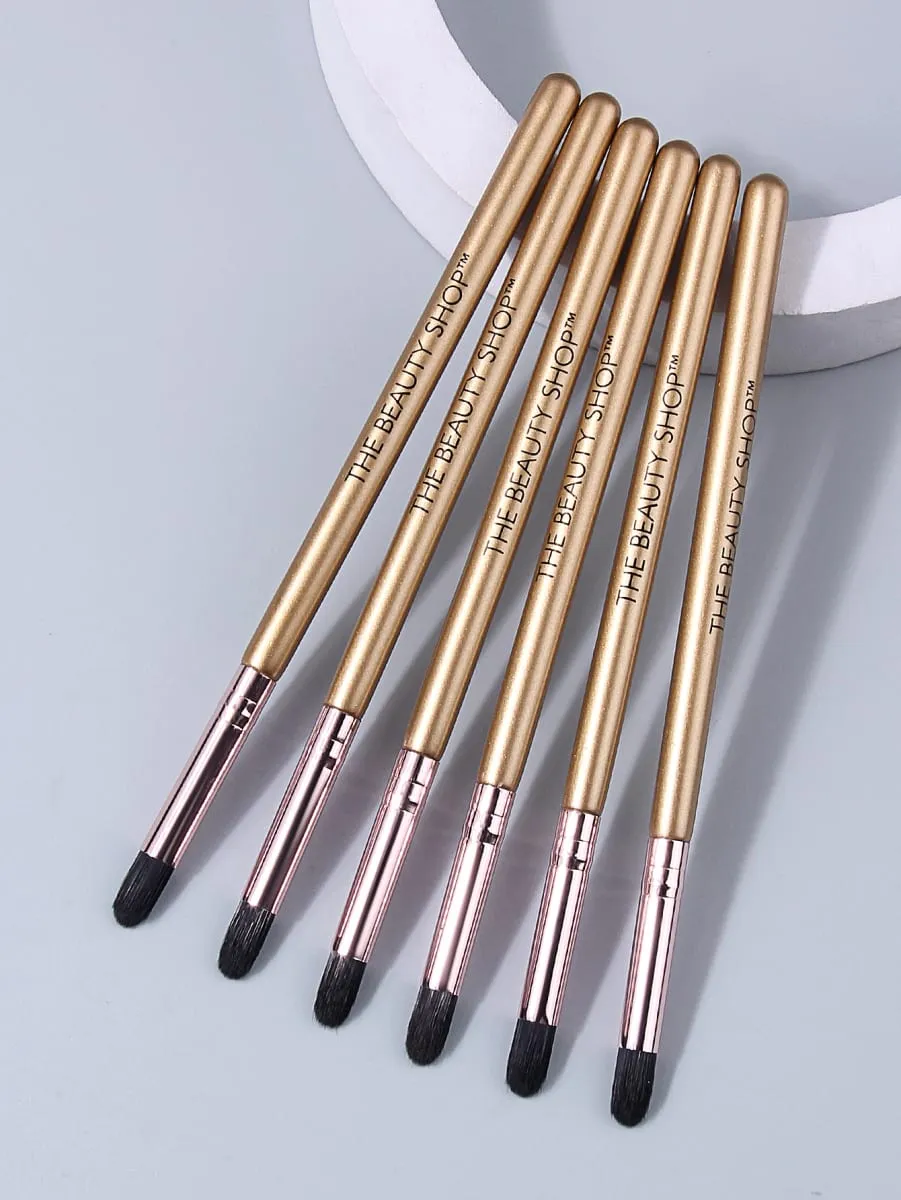 6pcs Detail Eyeshadow Brushes Set Soft Synthetic Precision Eye Makeup Brush for Eyeshadow Packing Cosmetic Tool — image 3