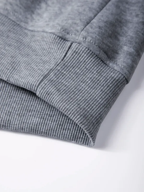 Men's Crew Neck Pullover Solid Color Large Sweatshirts Spring Autumn Outdoor Jogging Tops Men Casual Hoodies Streetwear — image 16