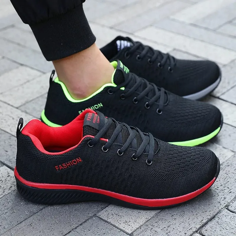 Men's Mesh Running Sneakers Athletic Gym Lightweight Men Causal Shoes 2025 Fashion Breathable Knit Walking Footwear Size 39-46 — image 4