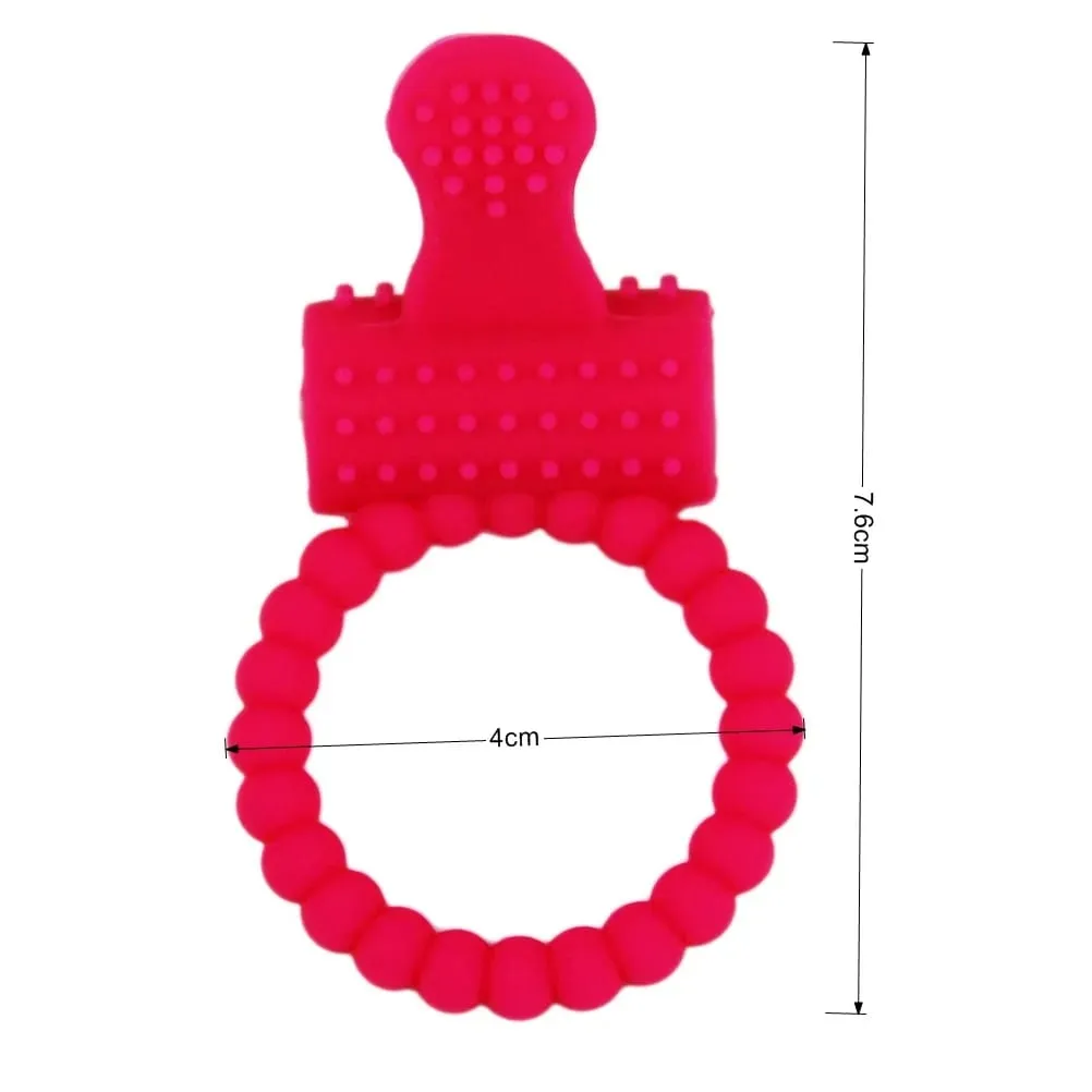 Super-stretchy Vibrating Cock Ring Rabbit Ears Stimulator Delay Erection Penis Ring Mutual Couple Sex Toy Waterproof Silicone — image 5