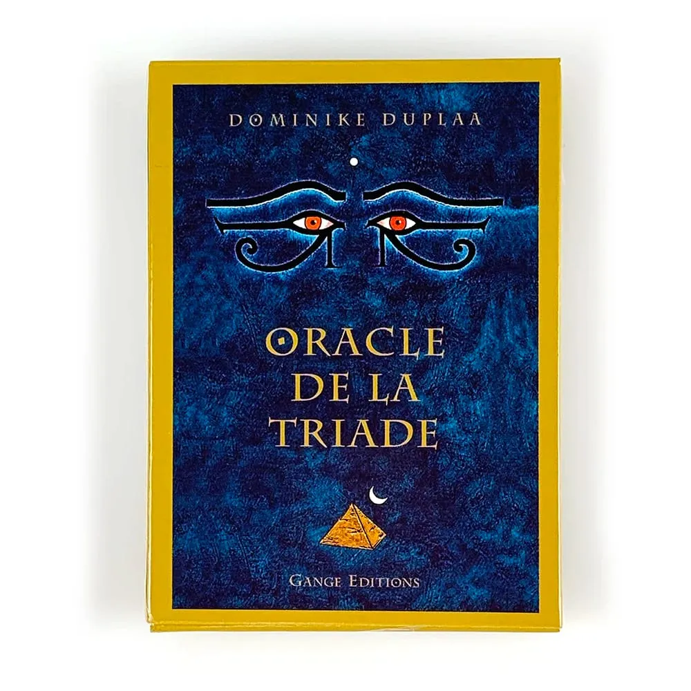Oracle De La Triade Oracle Cards French Version Cards Game Spiritual Divination Oracle Cards With Guidebook for Beginners