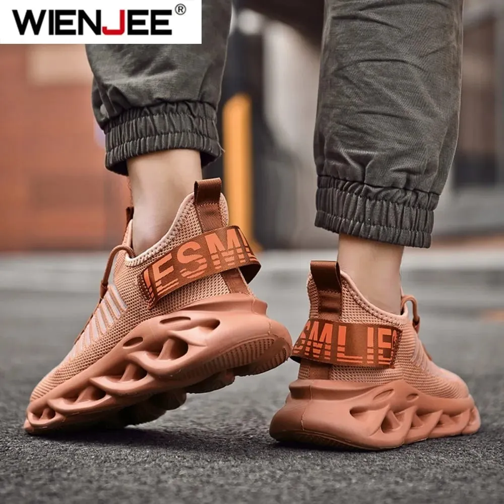 Mens Athletic Sneakers Lightweight Breathable Gym Shoes Non Slip Walking Shoes Comfortable Sports Shoes For Men Training — image 5