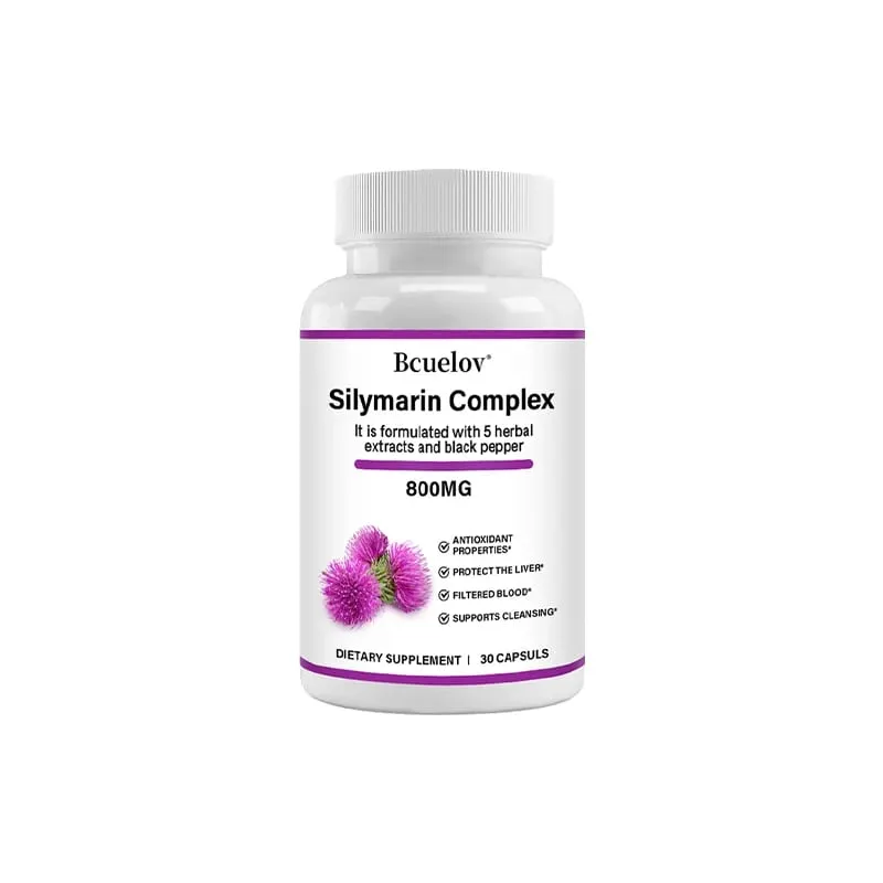 Dandelion + Milk Thistle Liver Detoxification and Purification Rich in Antioxidants Supports Digestive Health – 120 Capsules