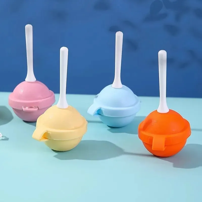 Mini Silicone Popsicle Mold Lollipop Ice Tray Food Grade Reusable Non-Stick Stackable Ice Cream Mould for Egg Bites Food Storage