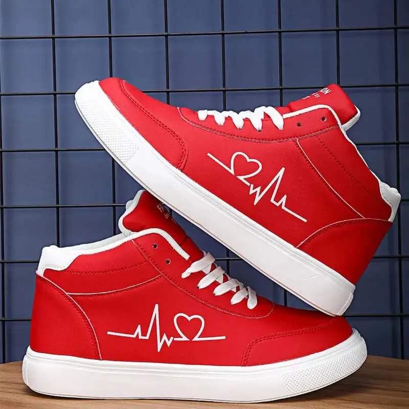 Sneakers Man Vulcanized Sneakers Male Comfortable High Top Shoes Light Men Autumn Spring 2025 Fashion Mens Shoes Vulcanize Shoes — image 4