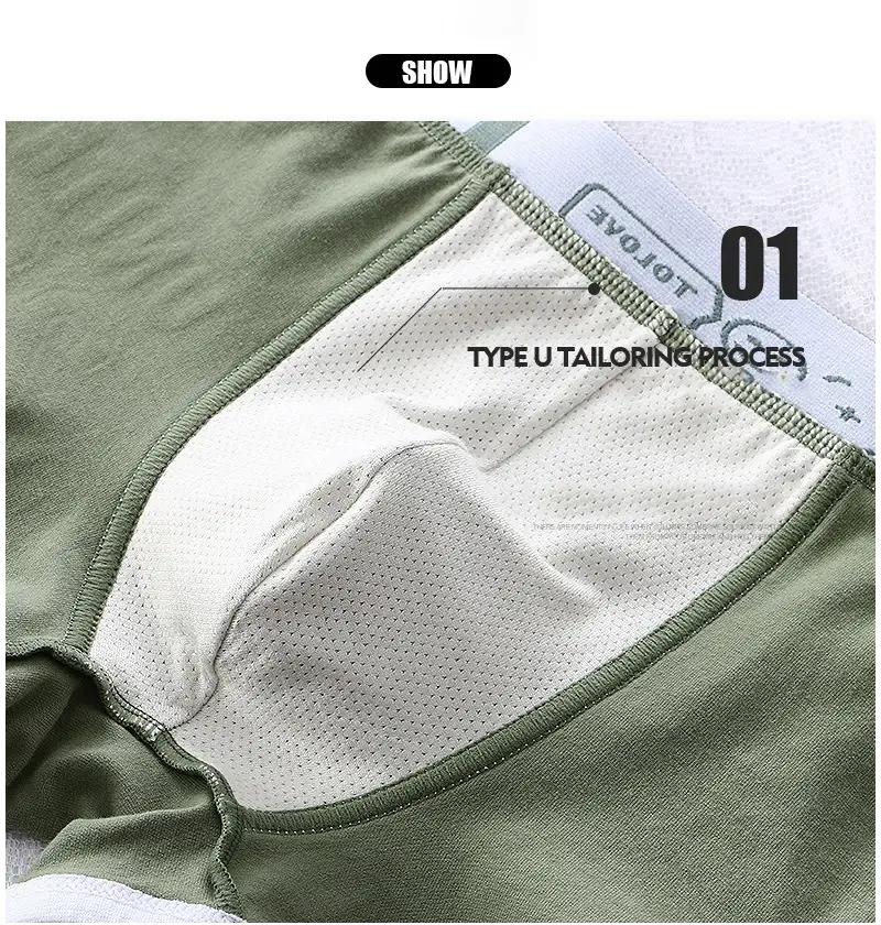 1/3pc Men Underwear Sports Boxer Shorts Cotton Oversized Solid Color Youth Fashion Sports Men's panties Comfortable Breathable — image 6