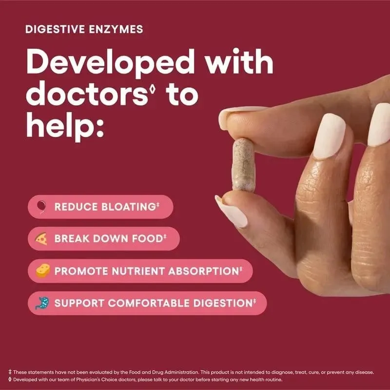 Digestive Enzymes - Gut Health Multi Enzymes Organic Prebiotics & Probiotics for Digestive Health — image 2