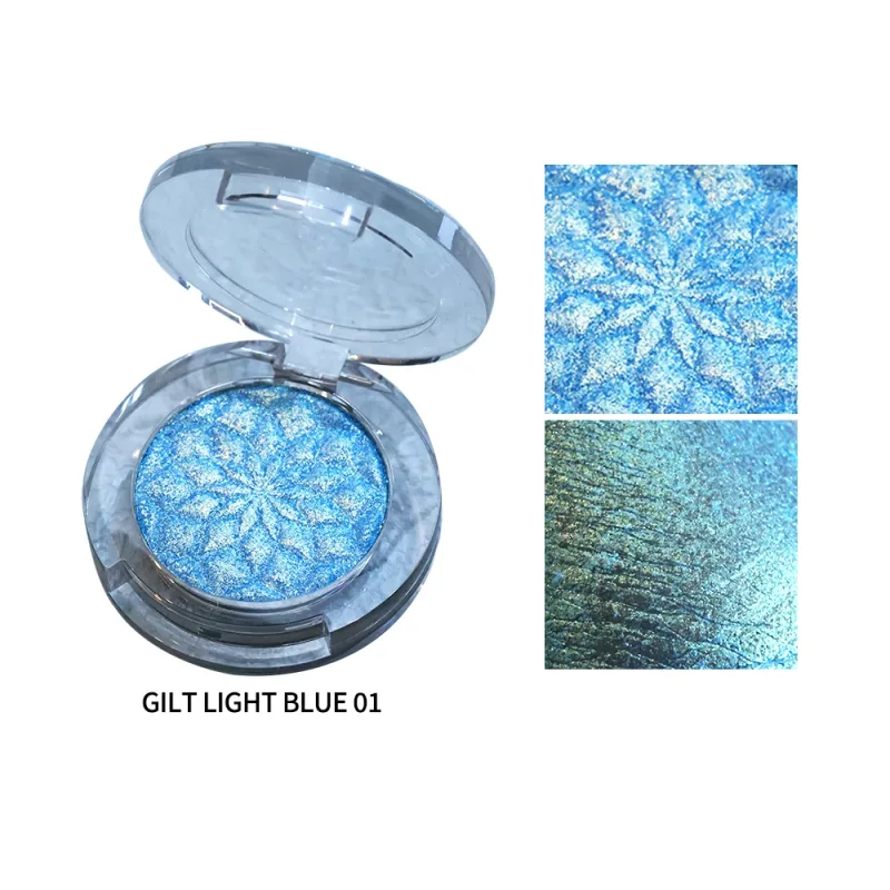 Chameleon Eye Palette Eyeshadow Palette - Customizable Duochrome Pressed Eyeshadow Set Glitter Infused Pearlescent Finish Pri — image 8