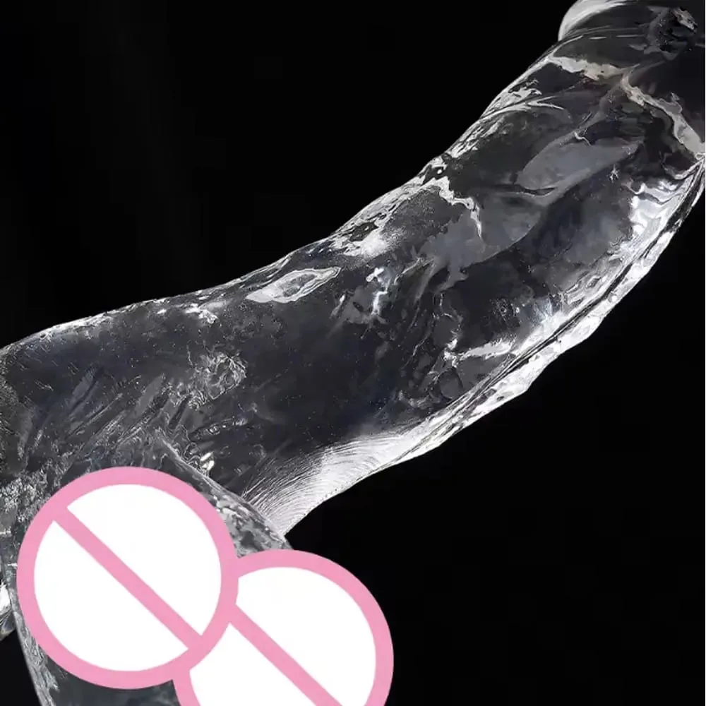 3 Sizes Realistic Jelly Dildo with Suction Cup Big Dick Female Masturbator Clitoral Stimulator Lesbian Sex Toys for Women — image 3