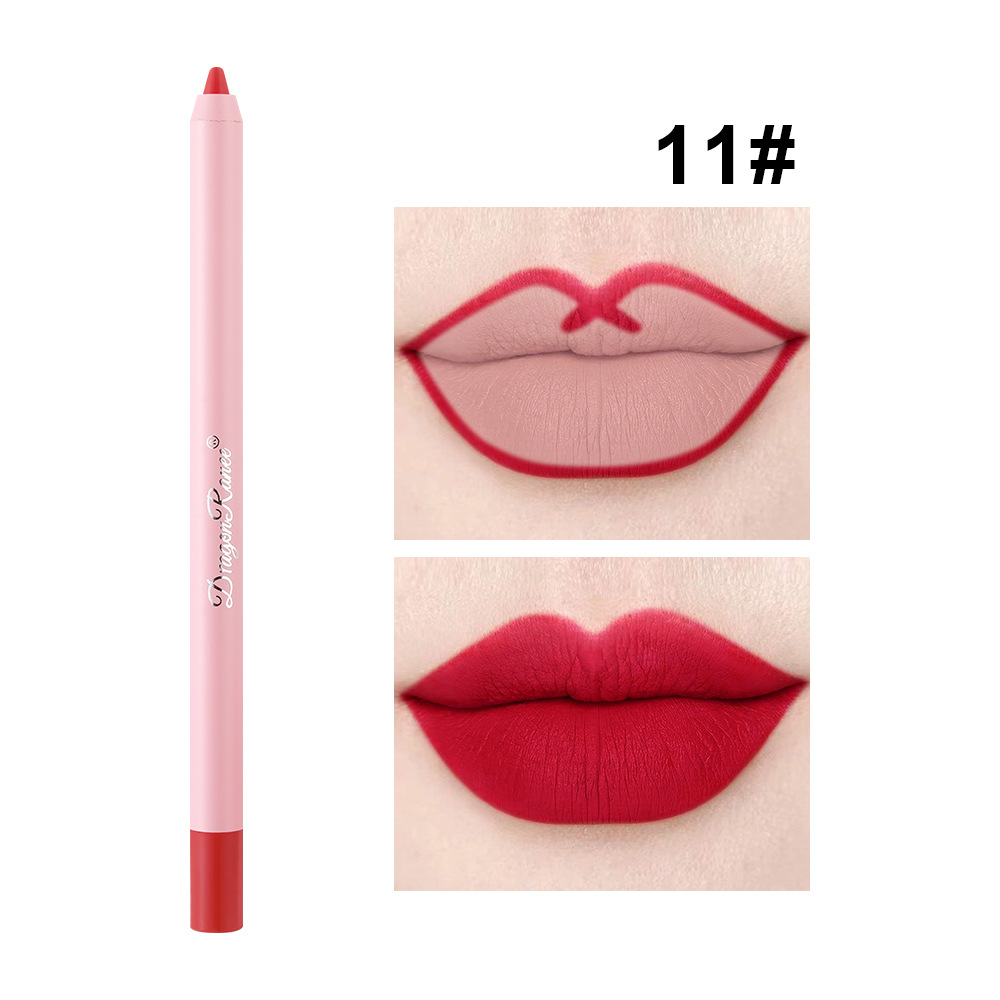 Waterproof Matte Lip Liner in Bean Paste Color Lip Plumping Lipstick Pen Non-Fading Lip Liner Waterproof and Sweat-Proof Long-Lasting Matte Lip Liner One-Second Plump Lip Lipstick Pen — image 8