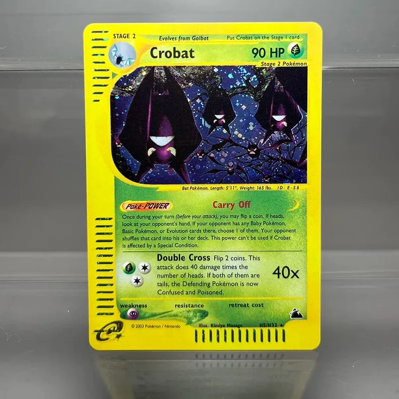 Kad PKM Charizard Steelix Celebi Kad Kerajang Tunggal Magneton Gengar Kad Koleksi Permainan Klasik Kad Proksi PTCG — image 12