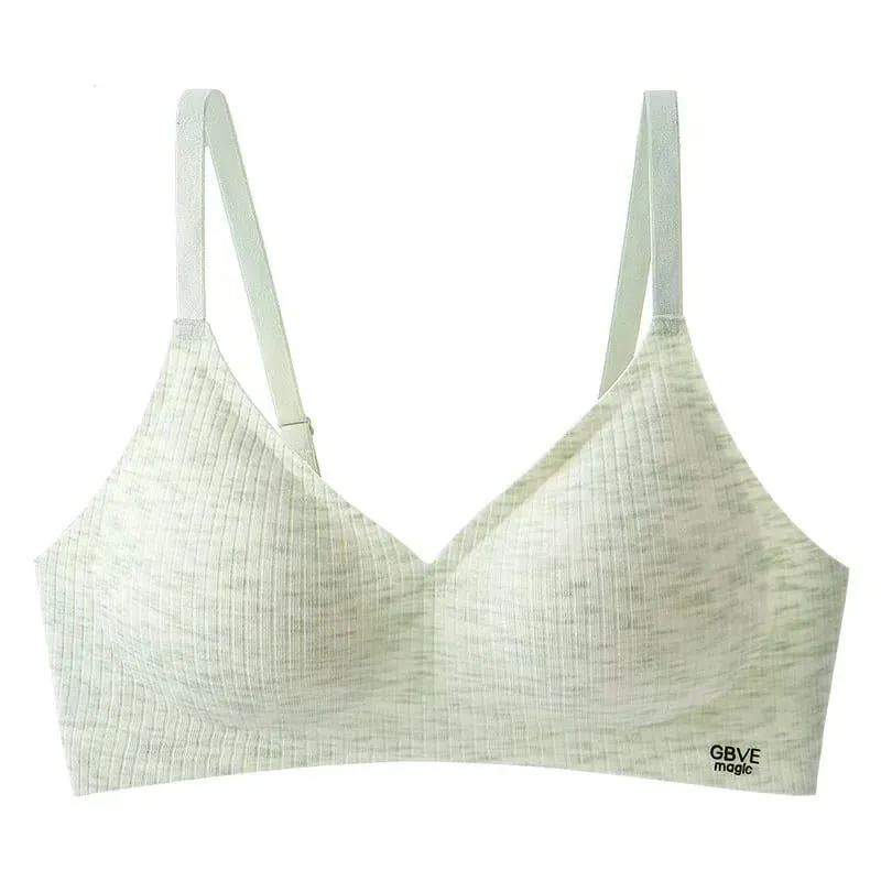Women's Non-trace Jelly Push-Up Bra Soft Support Kumportableng Anti-Sagging Lingerie na walang Underwire para sa Araw-araw W — image 9