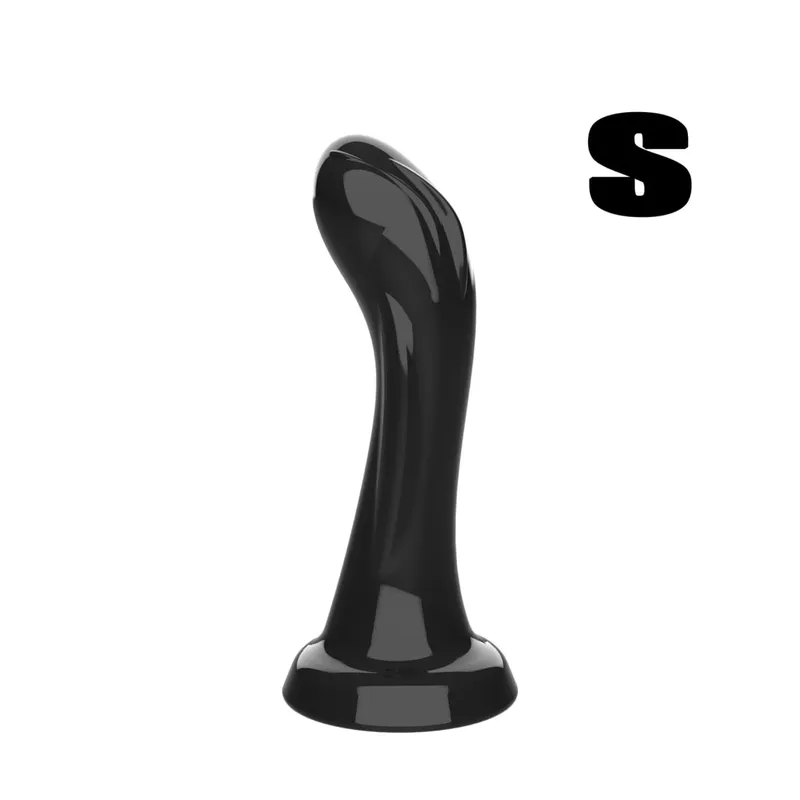 โค้งสมจริงDildoพร้อมถ้วยดูดที่แข็งแกร่งนุ่มยืดหยุ่นG-Spot Sex Toyสำหรับผู้หญิงผู้ชายสีดำสีม่วงใสเหมือนจริงDillo — image 13