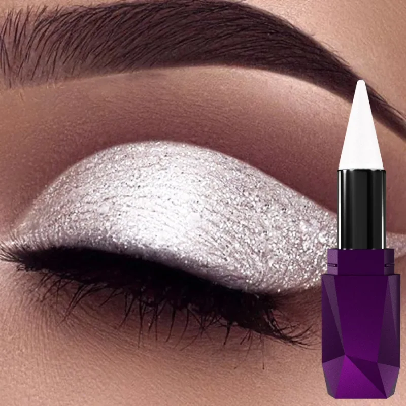 25 colori 1 pezzo ombretto perlato stick impermeabile glitter a lunga durata e colore opaco ombretto trucco viso evidenziazione regalo di cosmetici