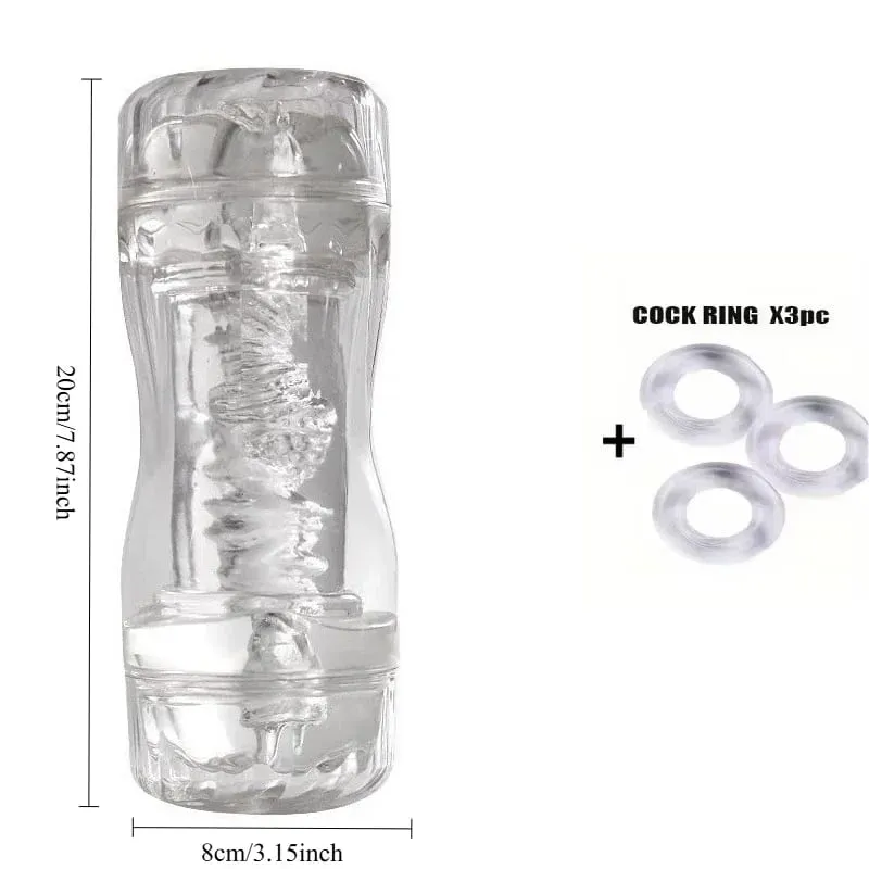 Male Aircraft Cup Masturbator Powerful Sucking Masturbation Cup Realistic Anal Vagina Pocket Pussy Adult Sex Toys for Men Toy 18 — image 11