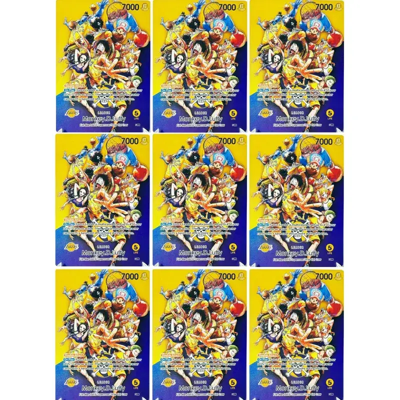 One Piece US College Basketball Luffy Promo Card Straw Hat Crew Anime Collectibles Replica High Quality Cards Foil Texture Card — image 22
