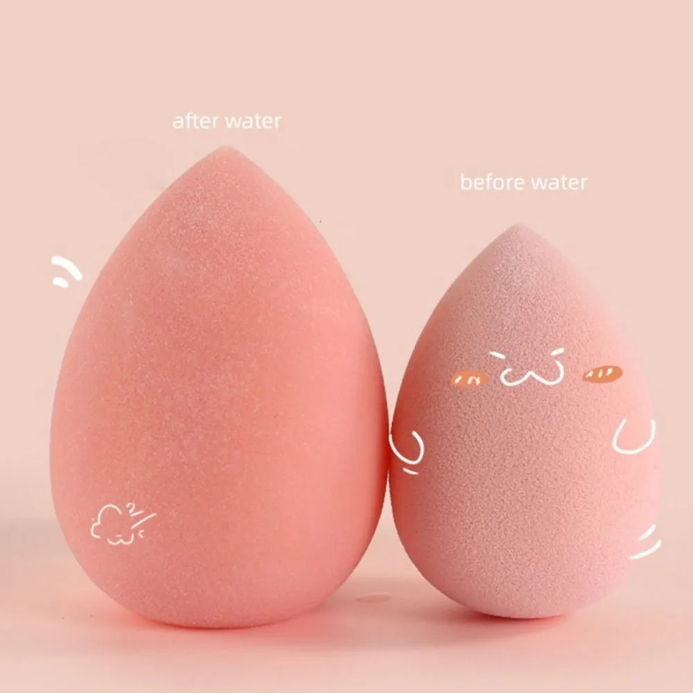 4Pcs Beauty Pro Foundation Cosmetic Puff Set Dry Wet Usable Makeup Tool Magic Brushes With Box Sponge Powder Makeup — image 4