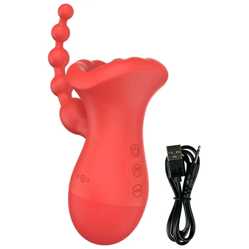Sex Toys Sucking Vibrator with Tongue Licking Clitoris Sucker Female Clitoral G Spot Nipple Stimulator Vibrators for Woman