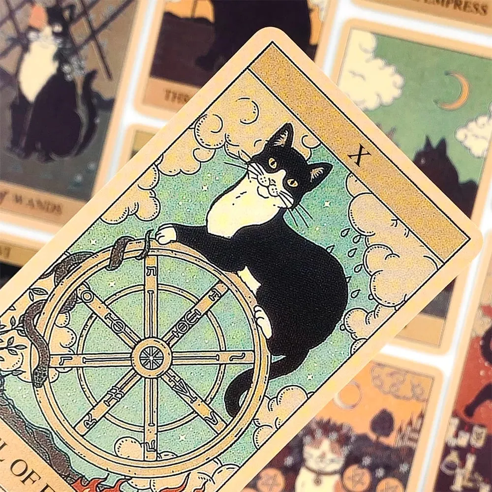 Cats Rule Earth Tarot Cards 78 Oracle Deck Unique Cards For Cat Lovers and Tarot Enthusiasts Perfect For Divination & Gift Givi — image 5